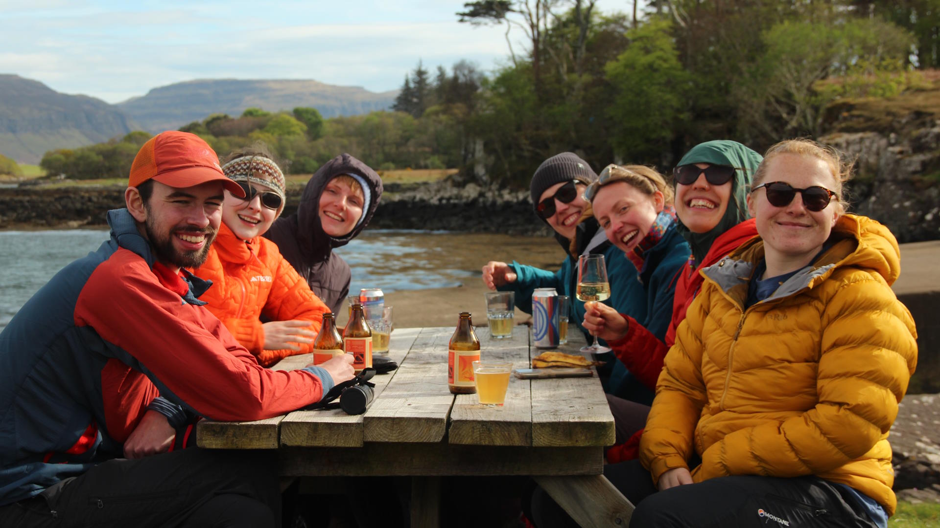 The gang on Ulva.